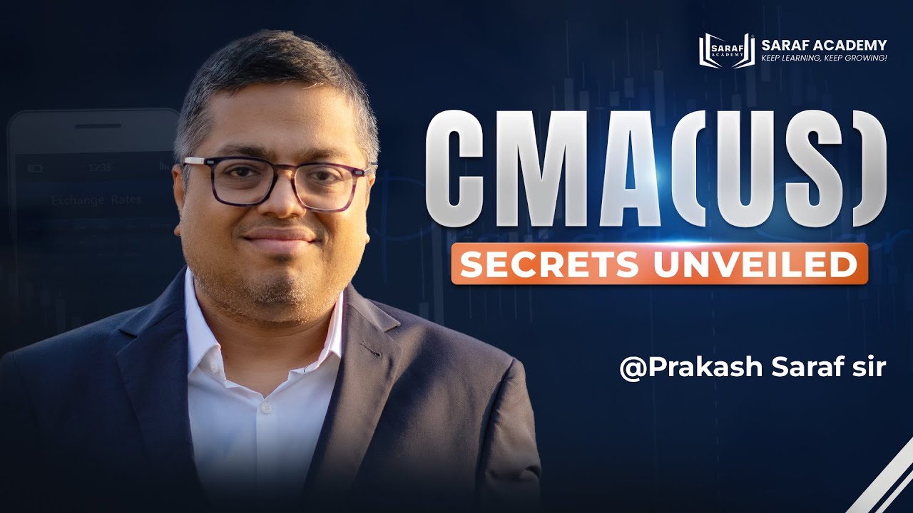 The CMA US Exam has a secret... and Prakash Saraf Sir is finally revealing it!