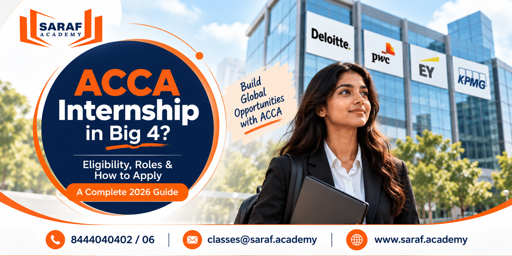 ACCA internship in Big 4 firms guide by Saraf Academy